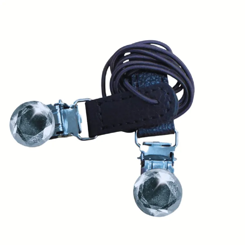 Equetech Crystal Showing Number Clips Navy
