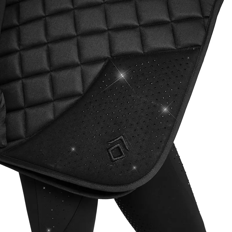 Aztec Diamond Crystal Jump Saddle Pad - Black-2