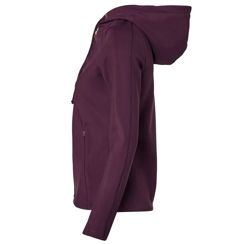 Holland Cooper Crystal Zip Women's Hoodie - Aubergine-6