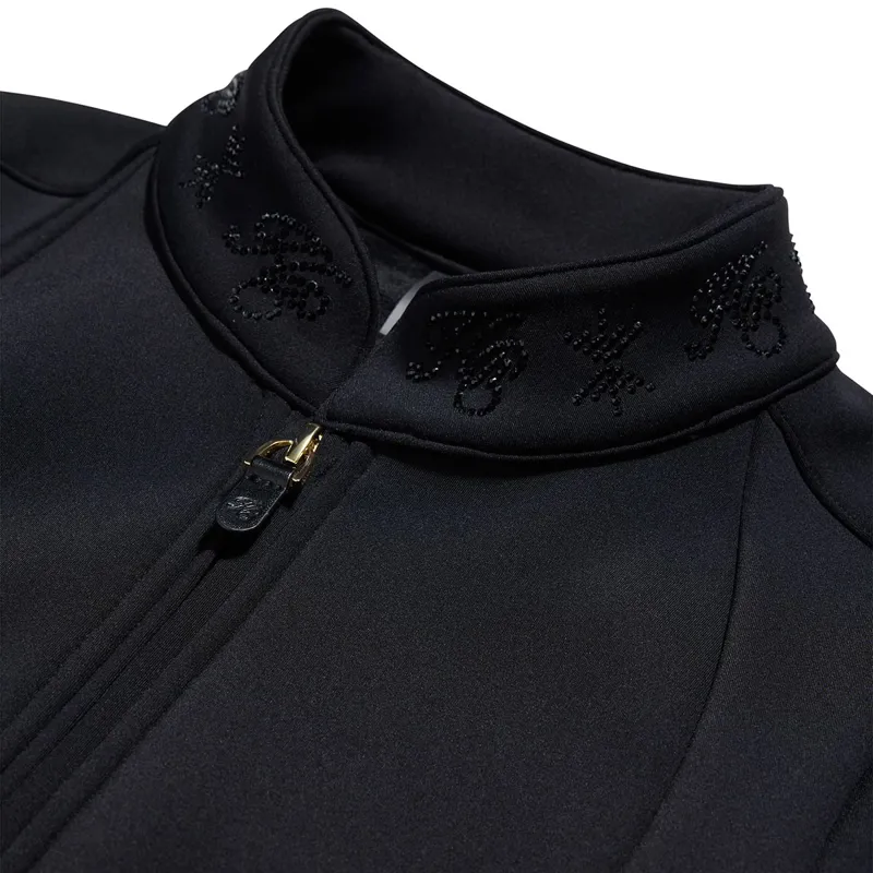 Holland Cooper Crystal Zip Womens Jacket - Black-4