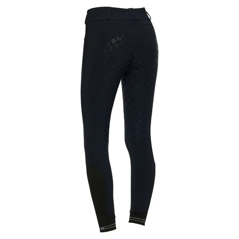 Cavalleria Toscana Dressage Full Grip Womens Breeches - Navy-1