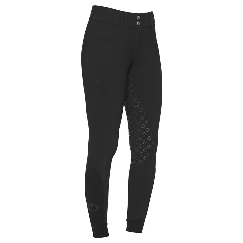 Cavalleria Toscana American Full Grip Womens Winter Breeches - Black