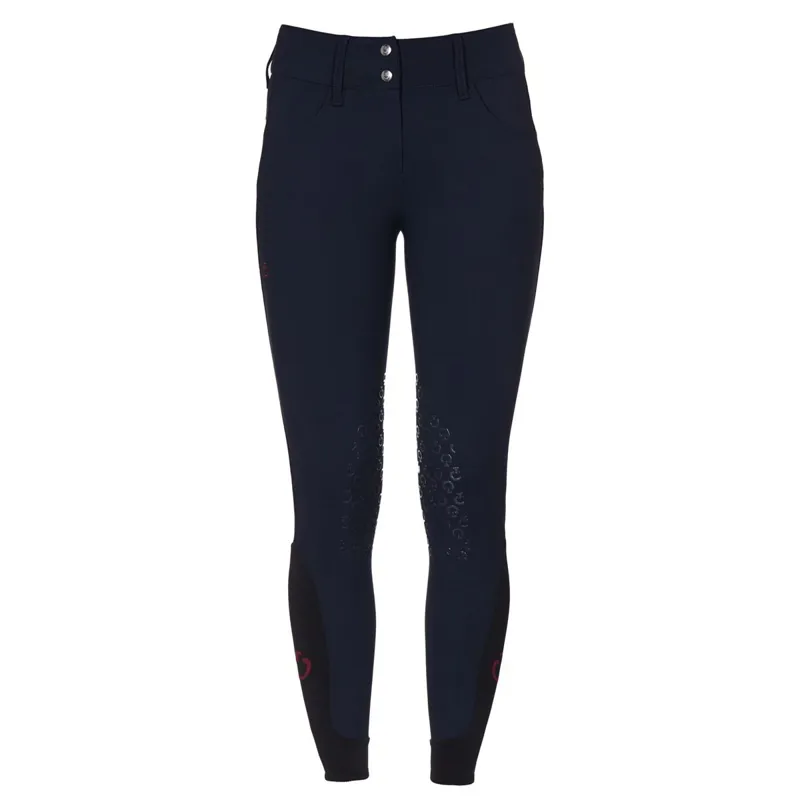Cavalleria Toscana American Knee Grip Women's Breeches - Navy-1