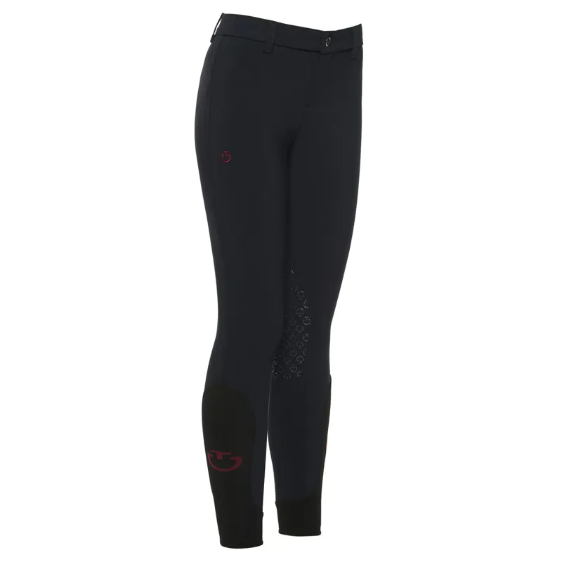 Cavalleria Toscana Super Grip Knee Grip Youth Breeches - Navy