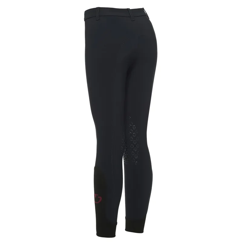 Cavalleria Toscana Super Grip Knee Grip Youth Breeches - Navy-1