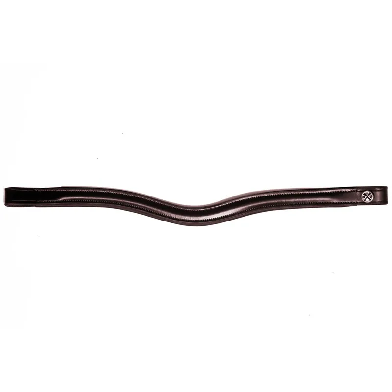 Henry James Curved Browband - Havana Brown