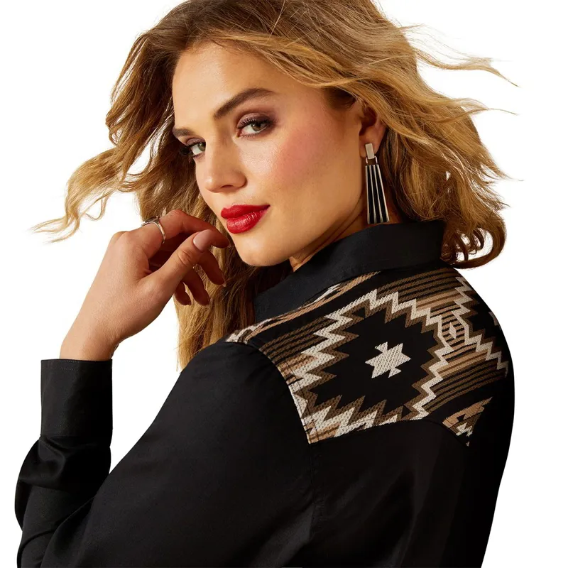 Ariat Dawn Western Women's Shirt - Black-3