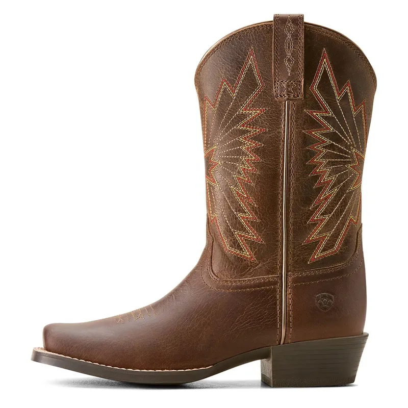 Ariat Decatur Junior Western Boots - Honey Bee-5