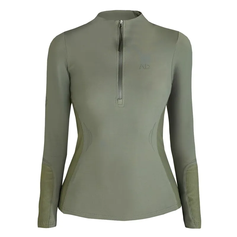 Aztec Diamond Define Women's Long Sleeve Base Layer - Sage-3