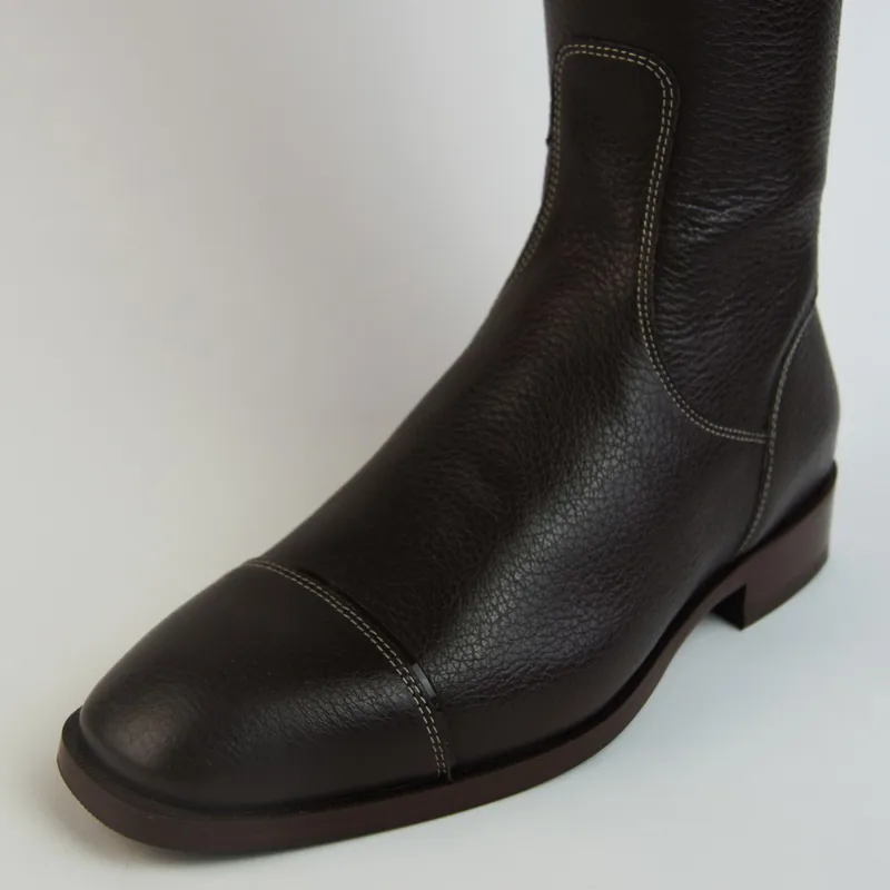 DeNiro Salentino Regal Dress Riding Boots - Quick Brown/Brown-1