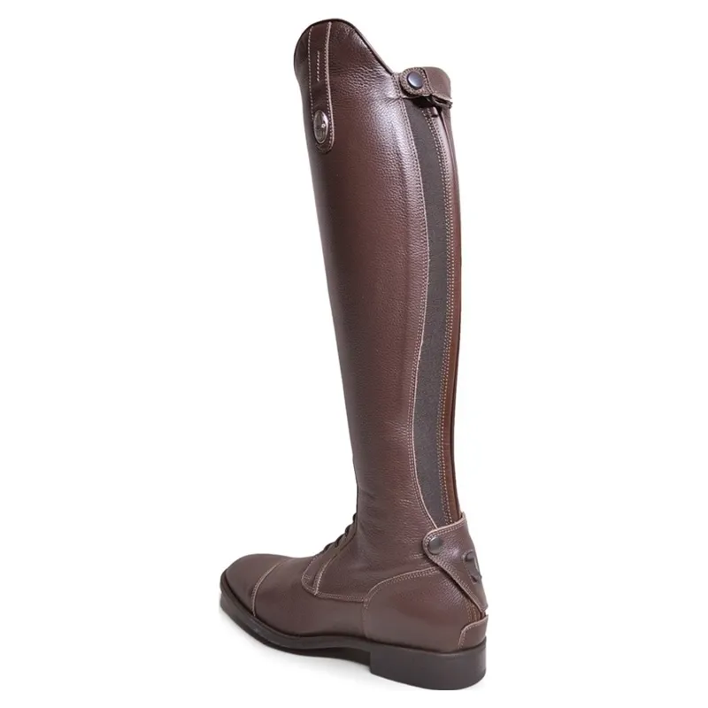 DeNiro Amabile Laced Tall Riding Boots - Quick Brown-2