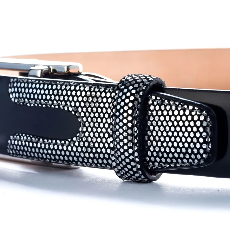 DeNiro 00A Incanto FG07 Belt - Brushed Grey/Argento/Silver-2