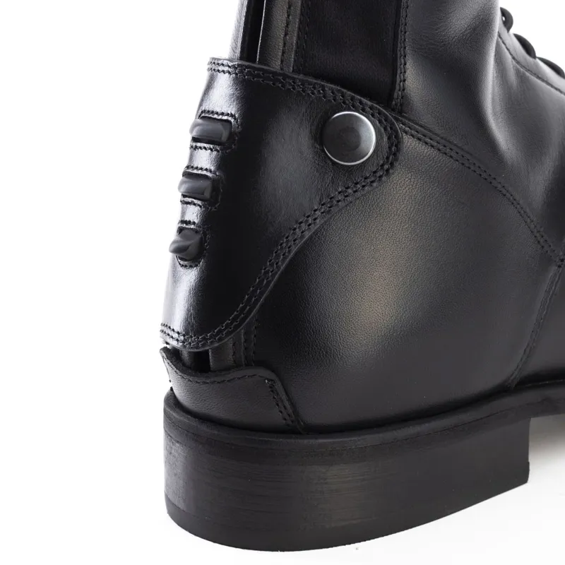 DeNiro Italo Laced Tall Riding Boots - Black-2