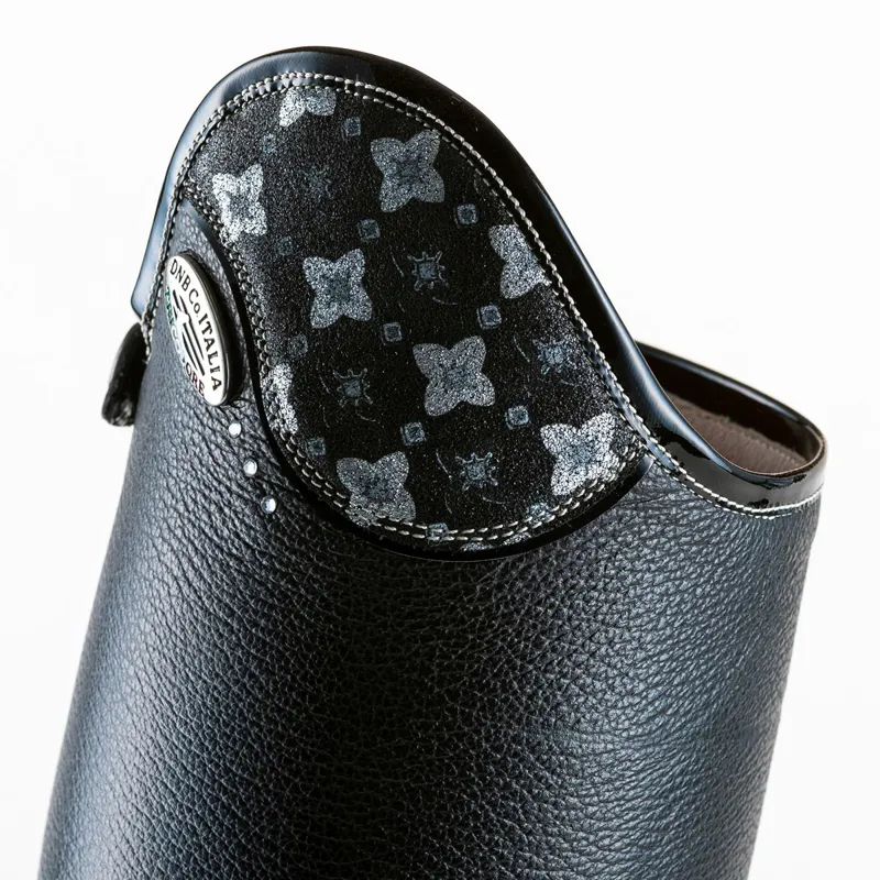 DeNiro Salentino Fortuna Laced Tall Riding Boots - Quick Black/Black-1