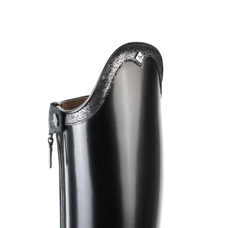 DeNiro Bellini Rondine Tall Dressage Riding Boots - Brushed Black-2