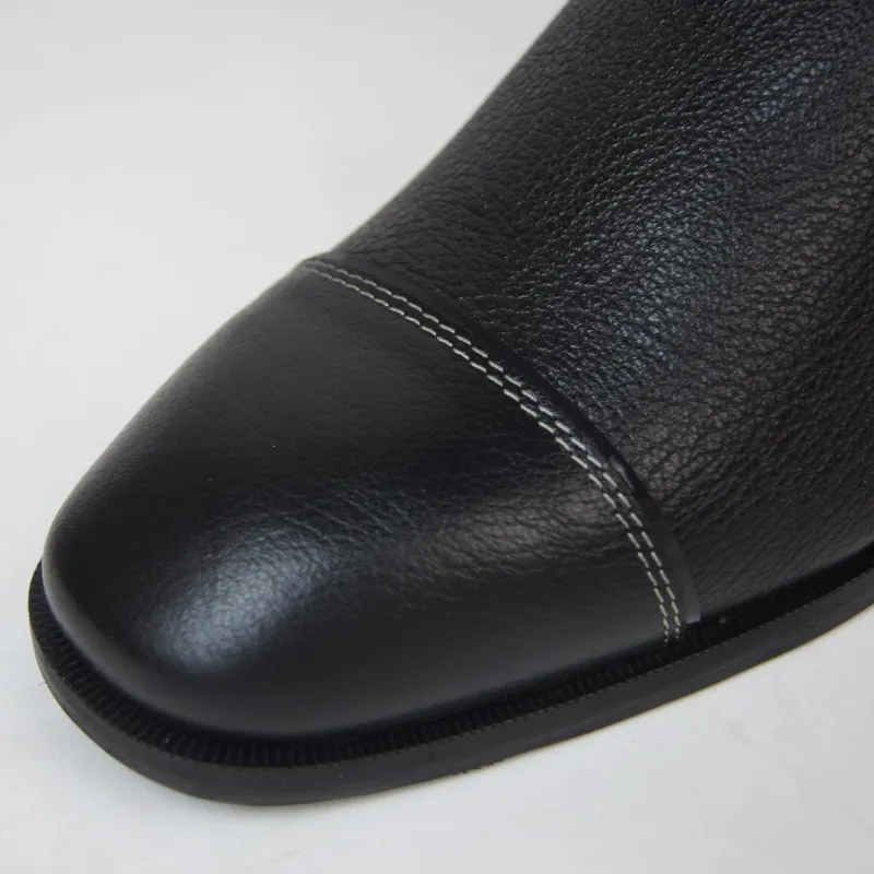 DeNiro Salentino Lucido Unlaced Tall Riding Boots - Quick Black/Black-1