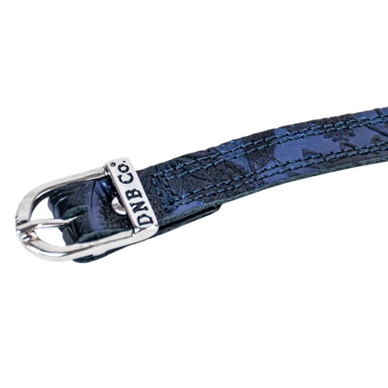 DeNiro Greta Spur Straps - Blue/Silver-1