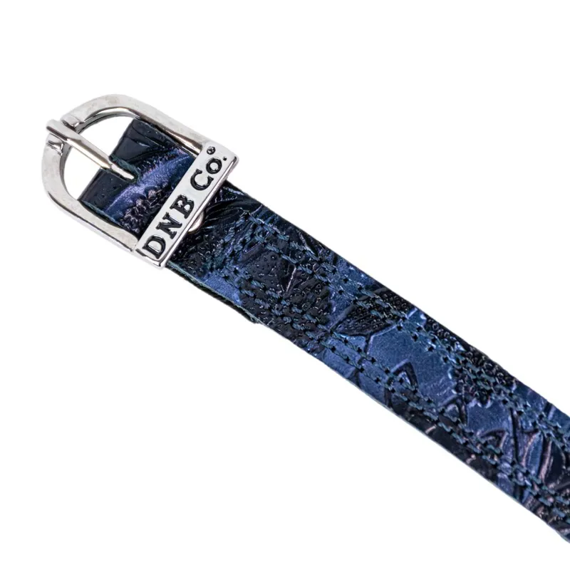 DeNiro Greta Spur Straps - Blue/Silver-2