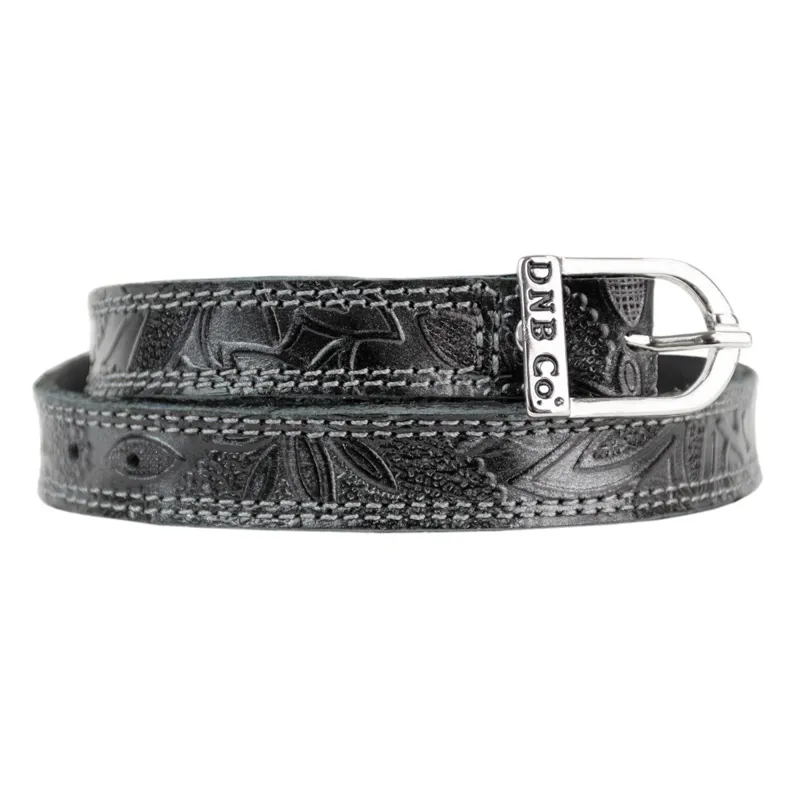 DeNiro Greta Spur Straps - Gray/Black
