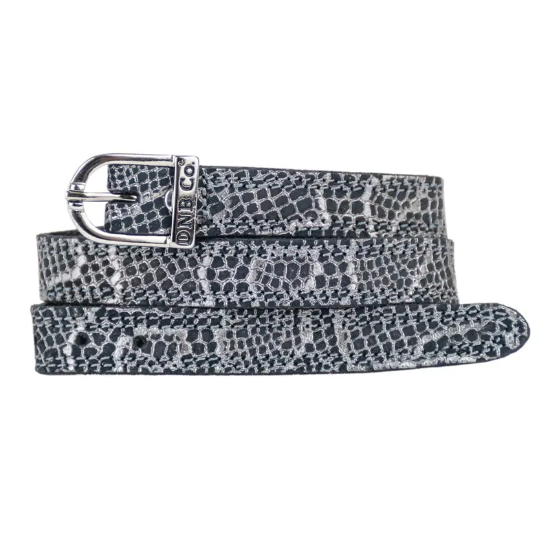 DeNiro Regal Spur Straps - Silver/Silver