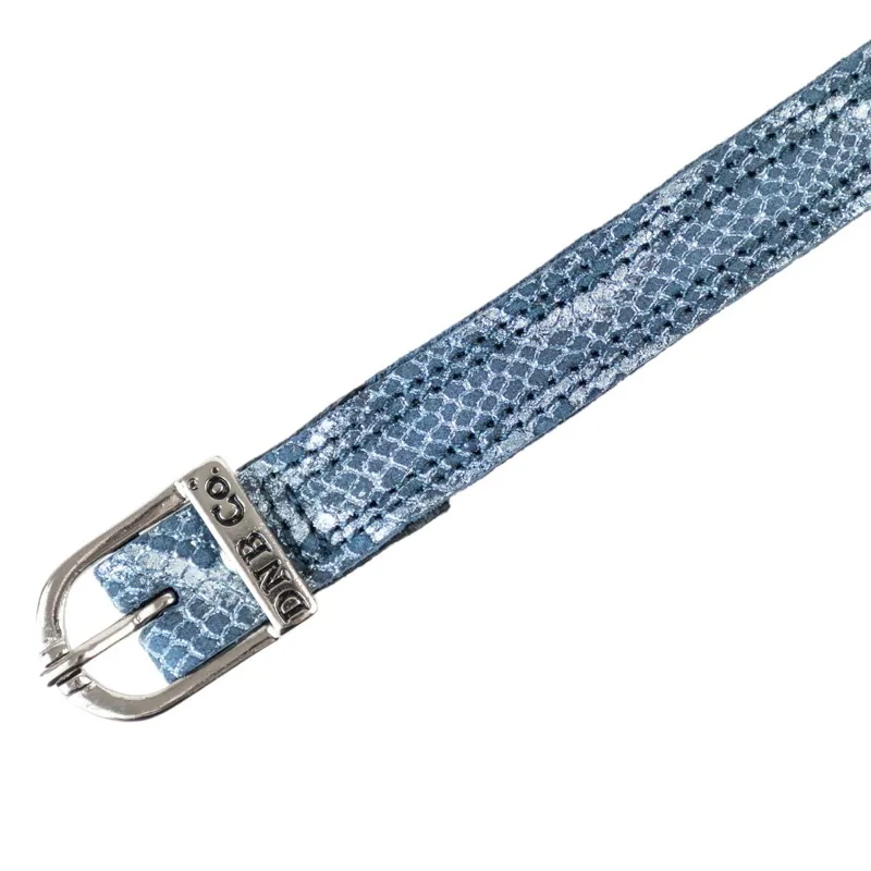DeNiro Regal Spur Straps - Sky/Silver-1