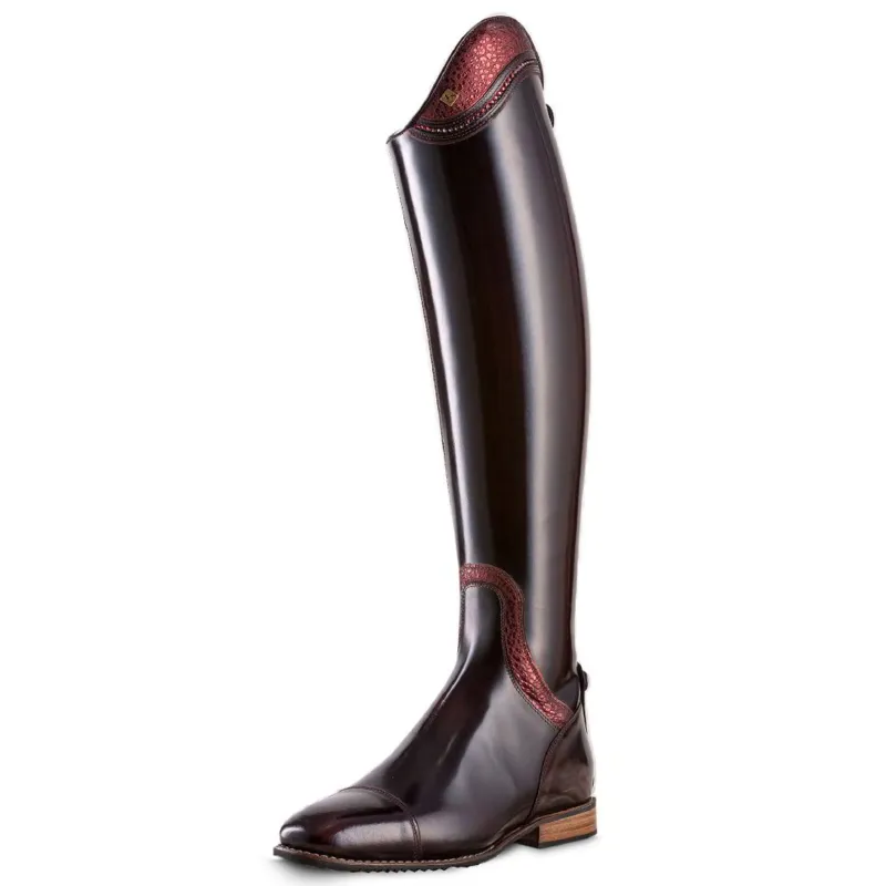DeNiro S2601 Buongiorno Tall Riding Boots - Brushed Burgundy