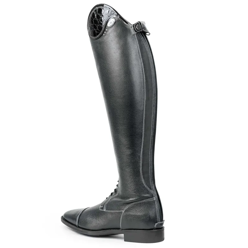 DeNiro Salentino Lucido Laced Tall Riding Boots - Quick Black/Black-1