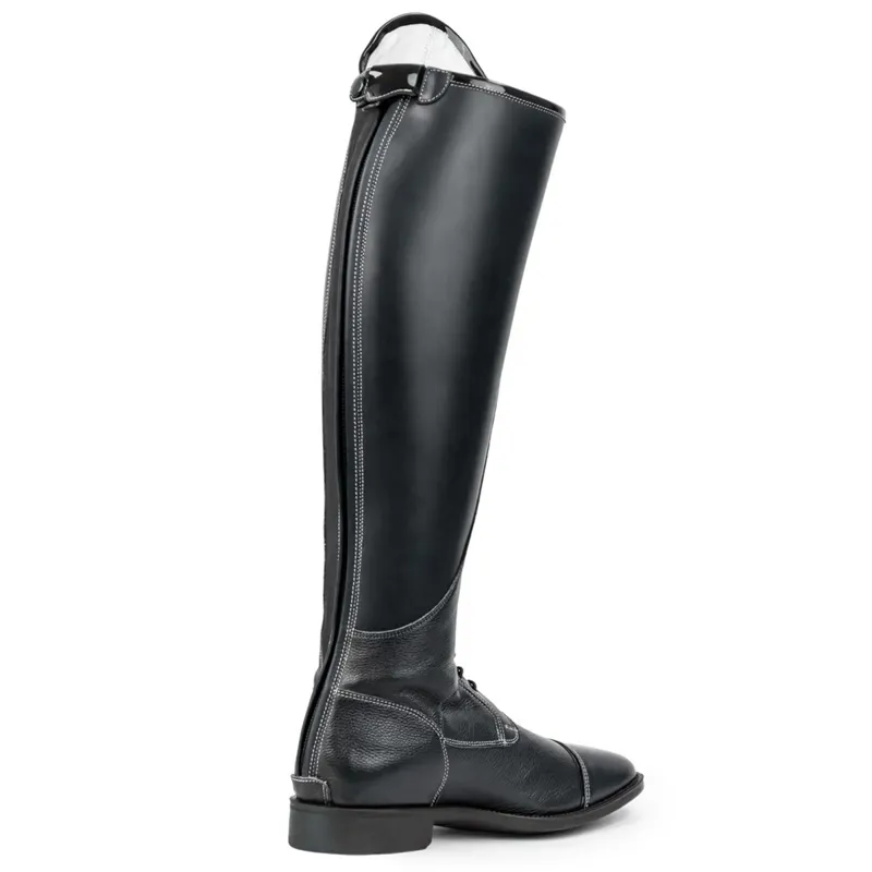 DeNiro Salentino Lucido Laced Tall Riding Boots - Quick Black/Black-2