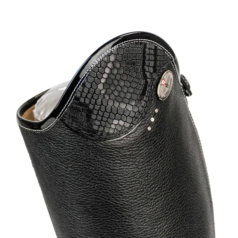 DeNiro Salentino Regal Unlaced Tall Riding Boots - Quick Black/Black-1