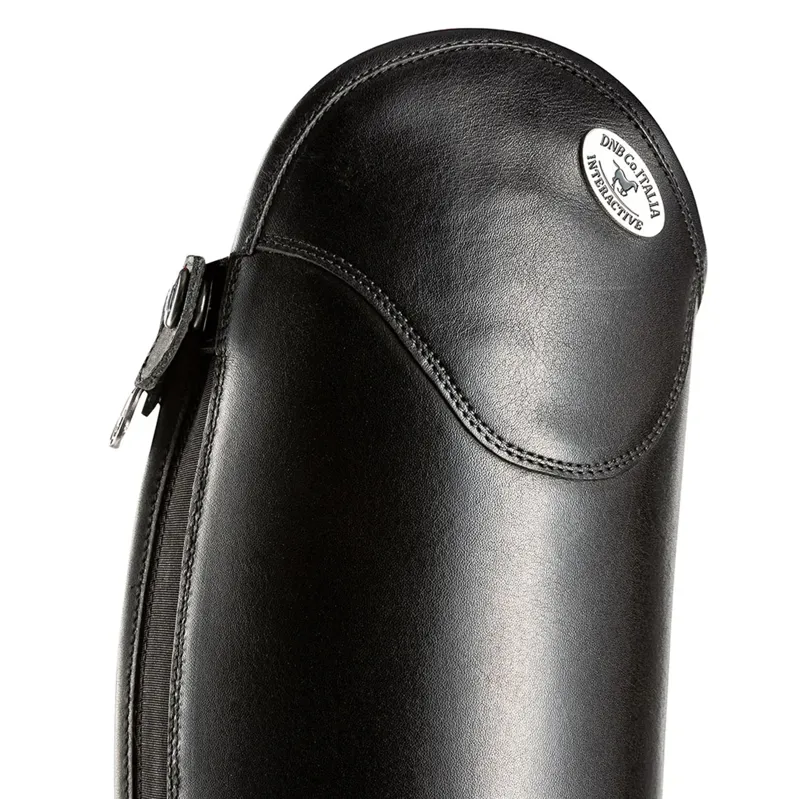 DeNiro Salento Unlaced Tall Riding Boots with Spur Studs - WRAT Black-1
