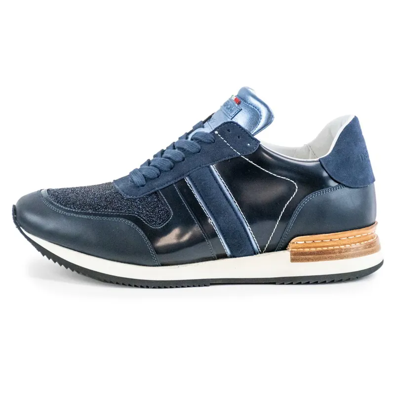 DeNiro Vice Versa WRAT Women's Sneakers - Indigo Blue/Grey-2