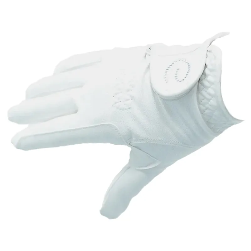 Dever Dressage Riding Gloves - White