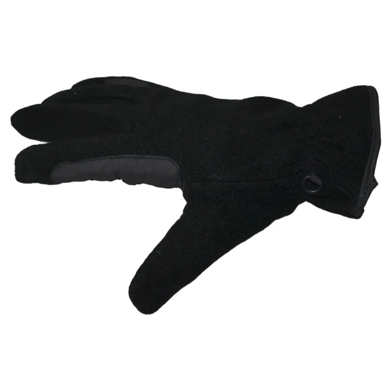 Dever Winter Fleece Adult Riding Gloves - Black
