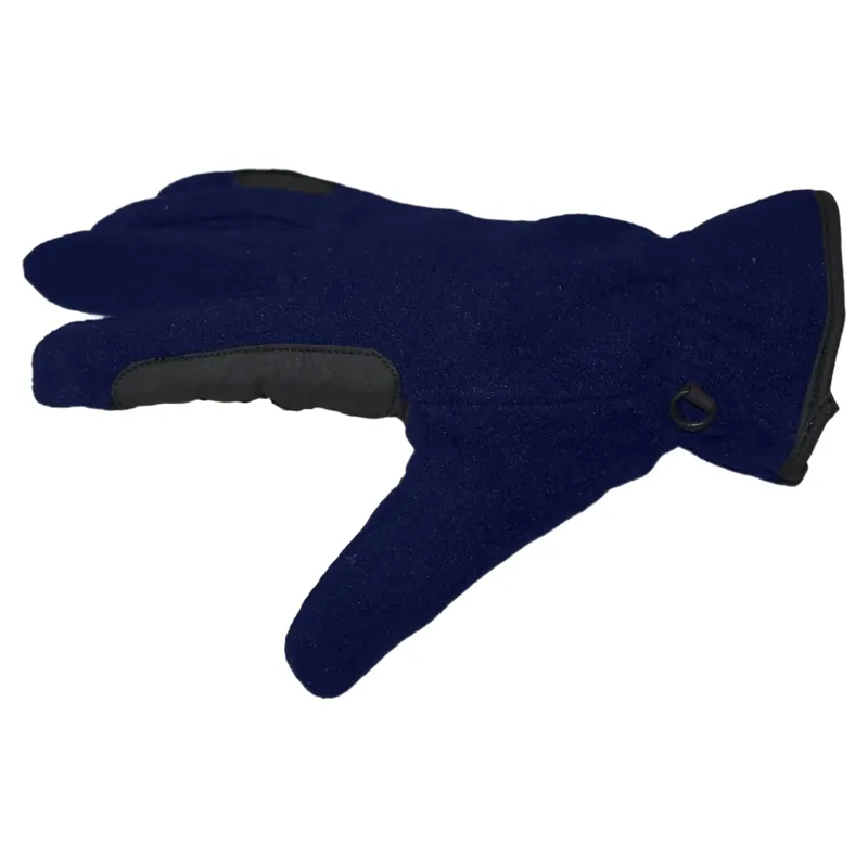 Dever Winter Fleece Adult Riding Gloves - Navy
