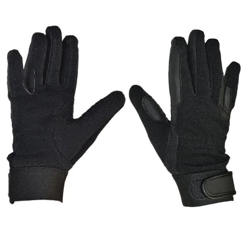 Dever Thinsulate Pimple Adult Riding Gloves - Black