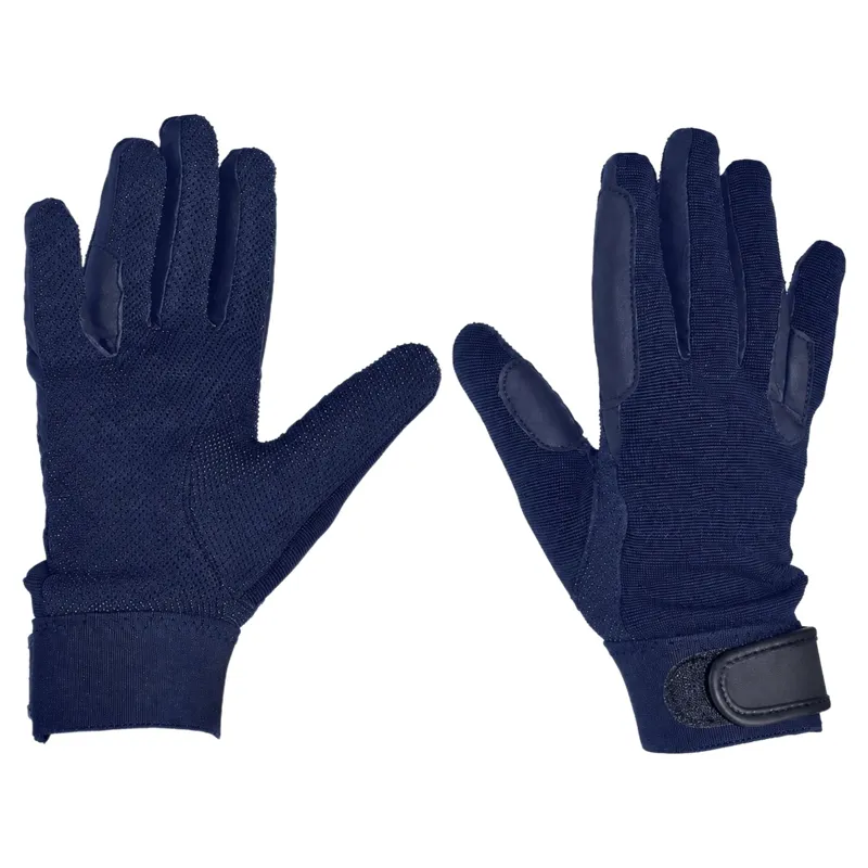 Dever Thinsulate Dot Grip Adult Riding Gloves - Navy