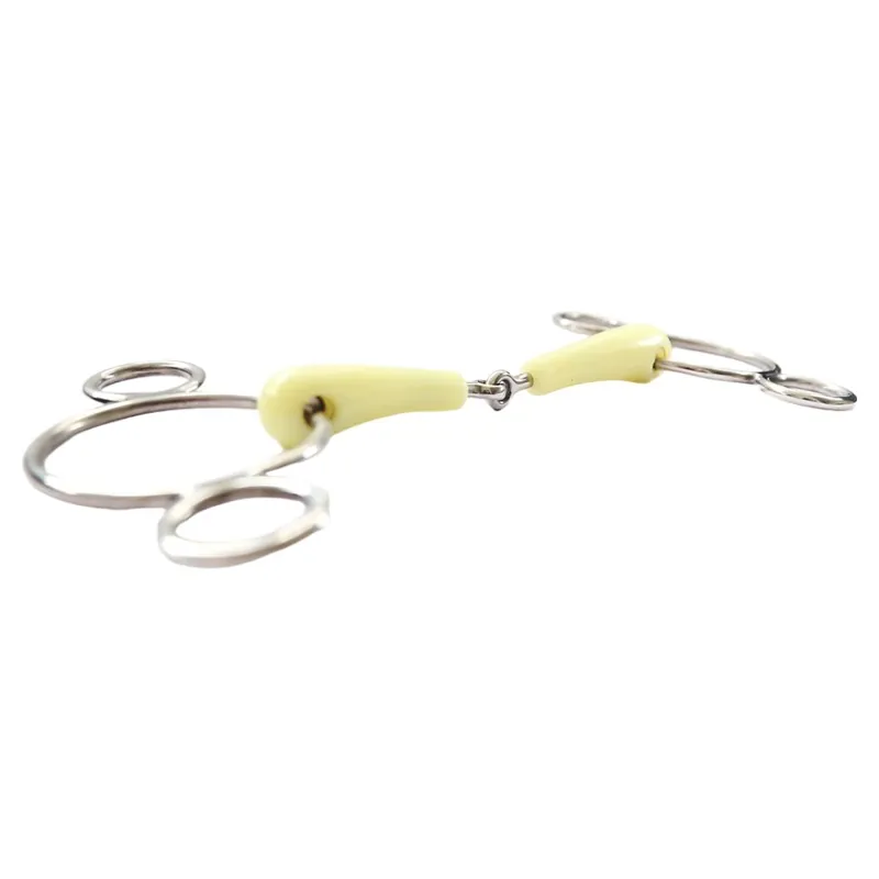 Dever Apple Mouth Single Jointed 2-Ring Gag Bit-1