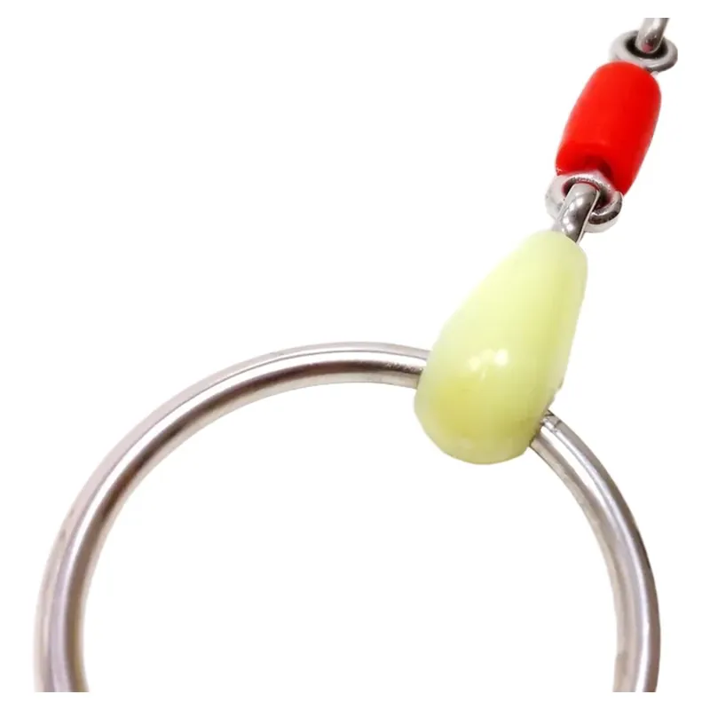 Dever Apple Mouth Peanut Lozenge Loose Ring Snaffle Bit-3