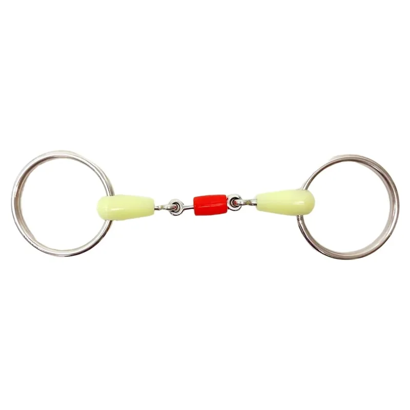 Dever Apple Mouth Peanut Lozenge Loose Ring Snaffle Bit