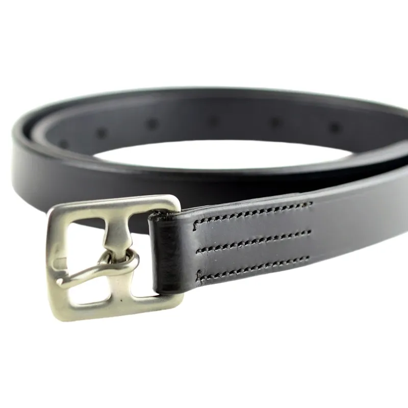 Dever Ascot Adult Stirrup Leathers - Black-2