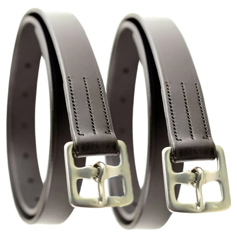 Dever Ascot Adult Stirrup Leathers - Brown