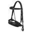 Dever Ascot Comfort Dressage Flash Bridle - Black