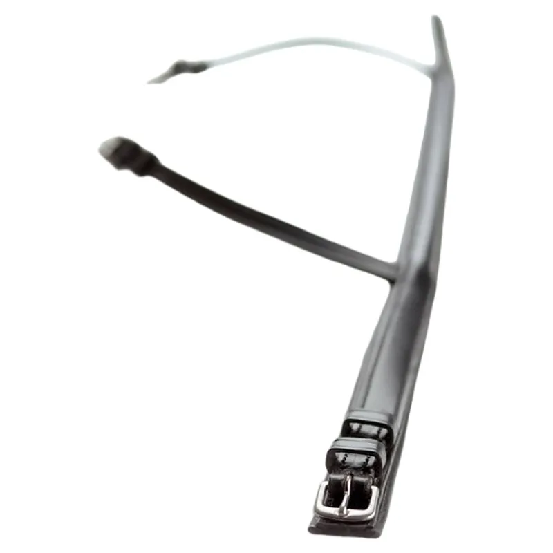 Dever Ascot Comfort Padded Cavesson Show Noseband - Black-2