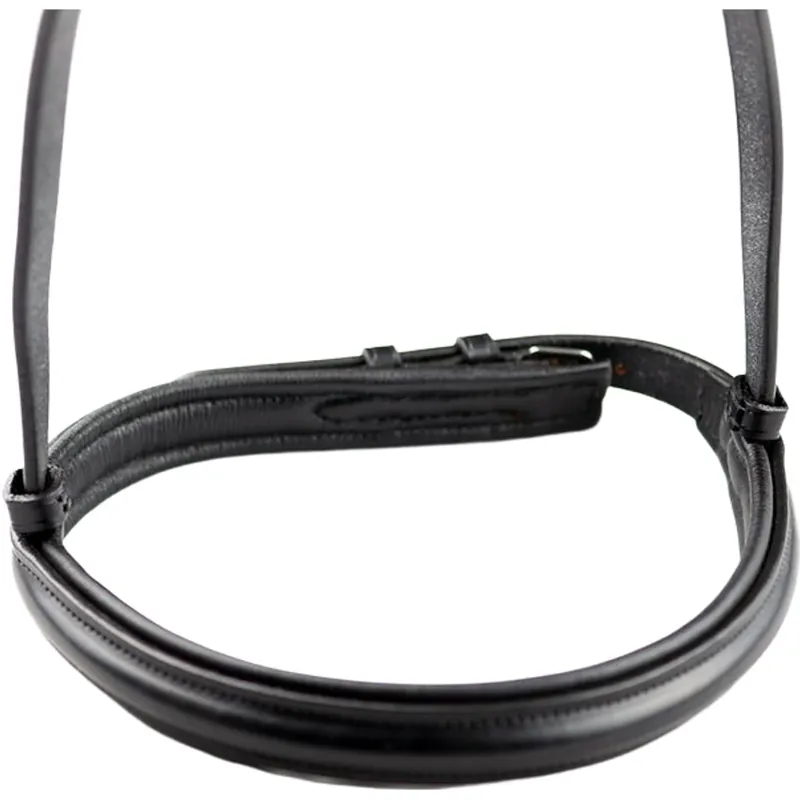 Dever Ascot Comfort Padded Cavesson Show Noseband - Black
