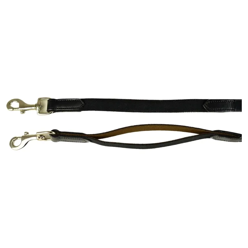 Dever Ascot Leather/Elastic Side Reins - Brown