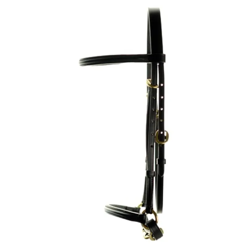 Dever Ascot Leather Foal Halter-Brown-1