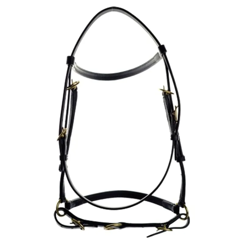 Dever Ascot Leather Foal Halter-Brown-3