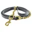 Dever Ascot Leather Lead Rein with Chain - Brown