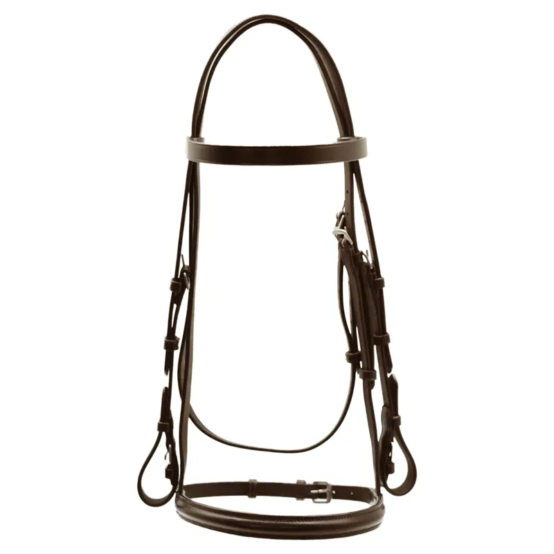 Dever Ascot Steeplechase Race Bridle - Brown-1