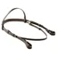 Dever Ascot Plain Headstall with Plain Browband - Brown